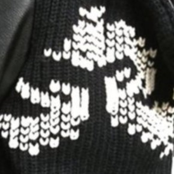 💥HOT ITEM💥 Anthropologie Ett:Twa Sweater Moto Jacket - Picture 3 of 14